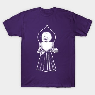 Flatwoods Monster White on Dark T-Shirt